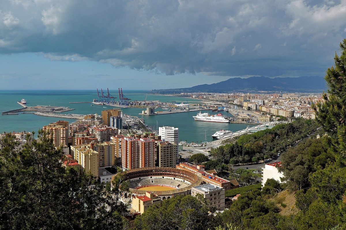 Málaga desde Gibralfaro